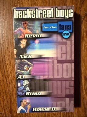 BACKSTREET BOYS For the Fans VHS (2000)